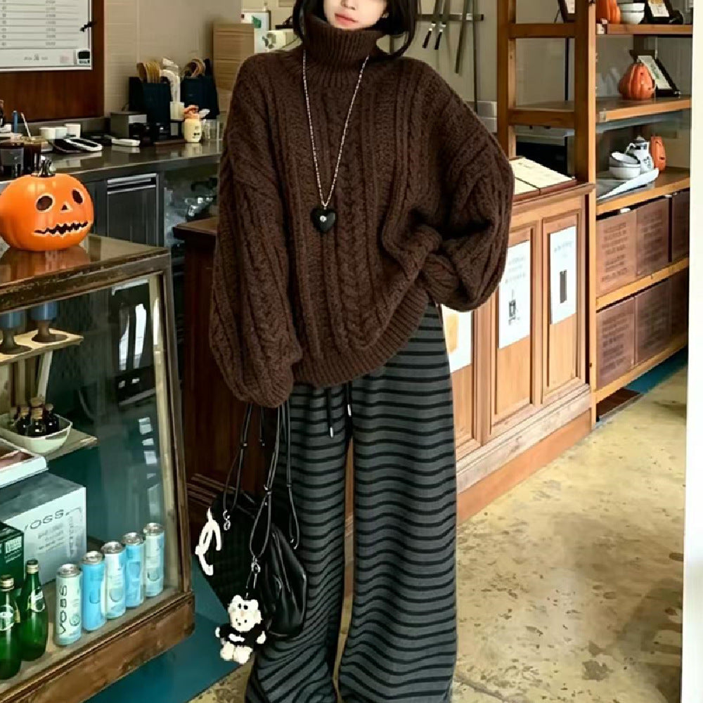 Loose long sleeved sweater