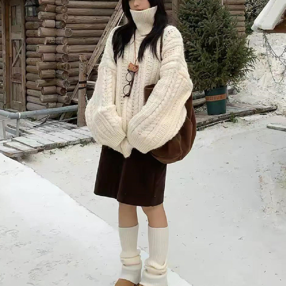 Loose long sleeved sweater