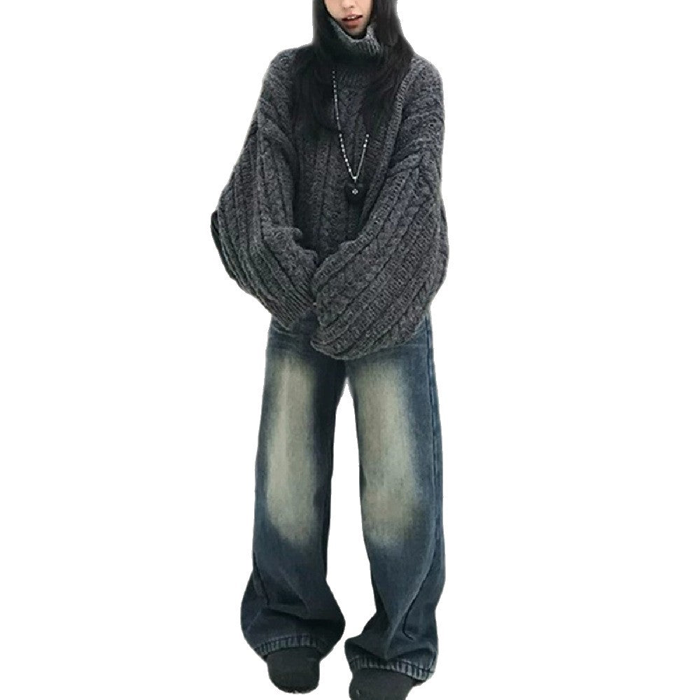 Loose long sleeved sweater