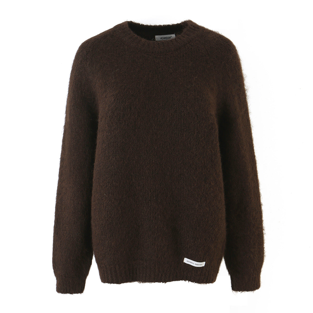 Women's  Loose Round Neck Pullover Sweater