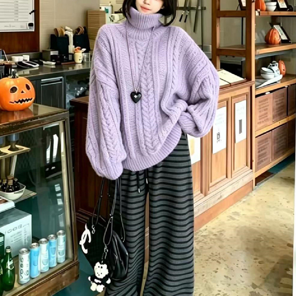 Loose long sleeved sweater
